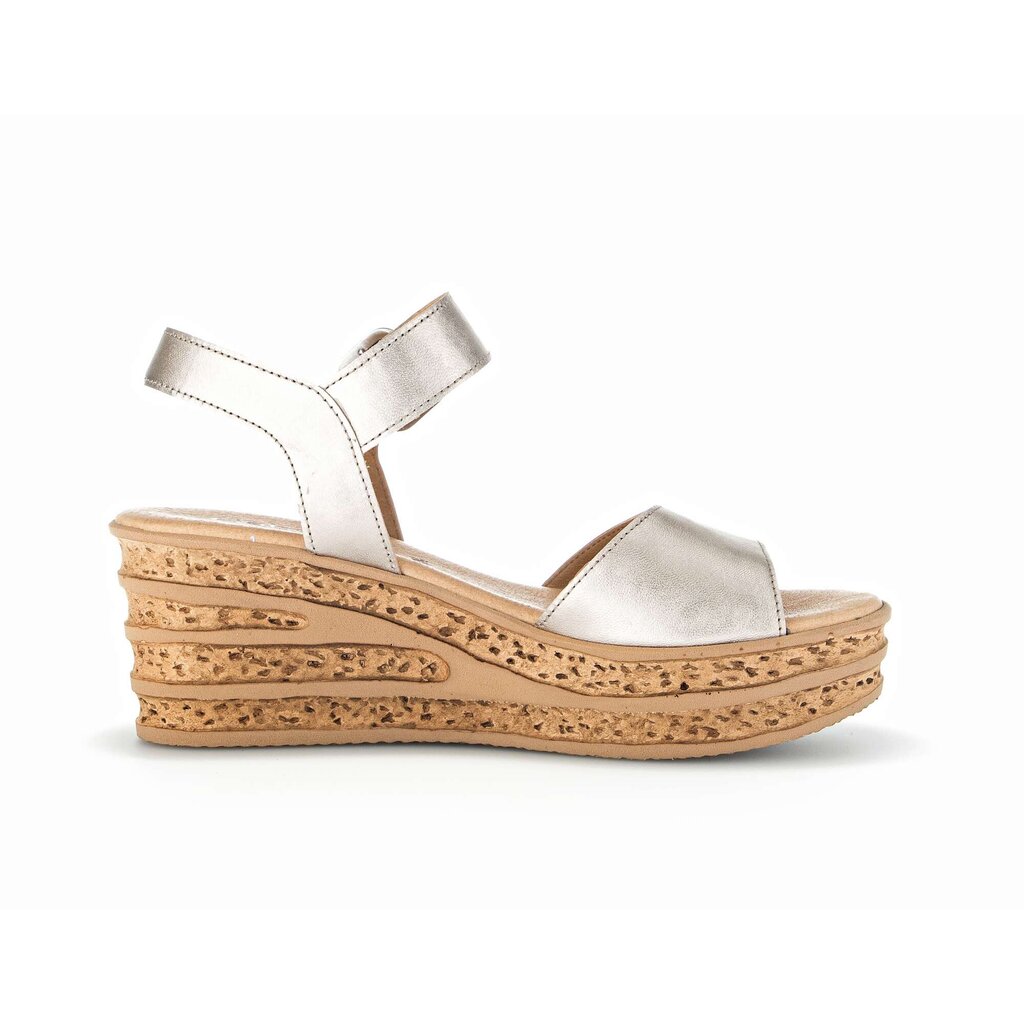 Gabor fashion Keilsandalette beige