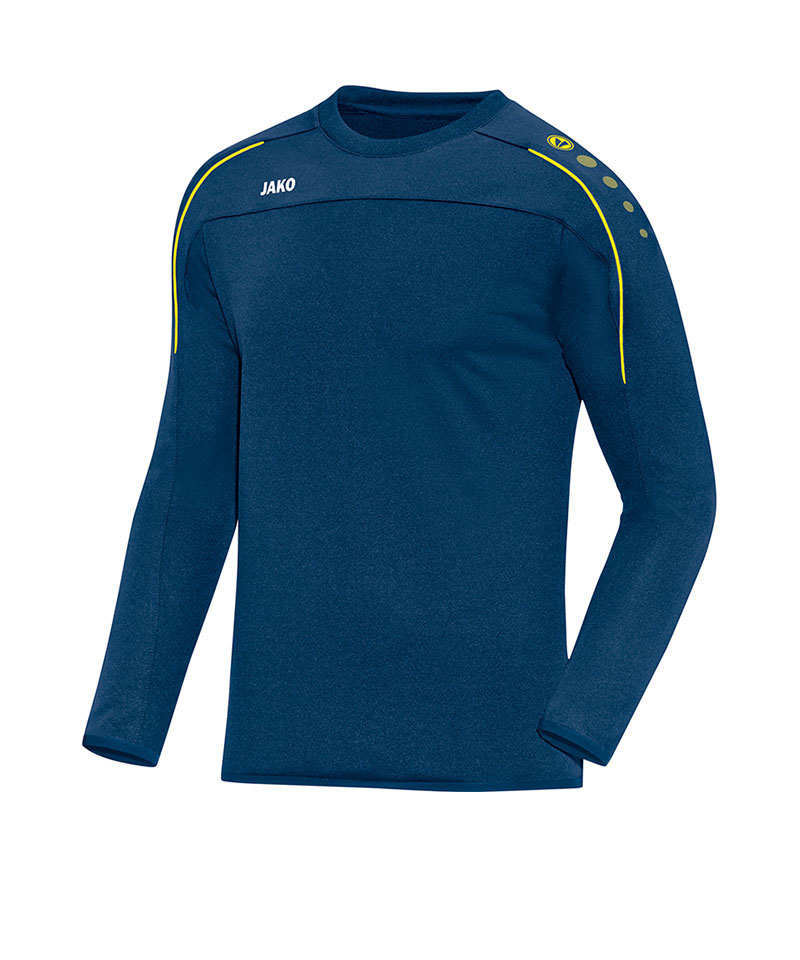 Jako Classico Sweatshirt Blau Gelb F42