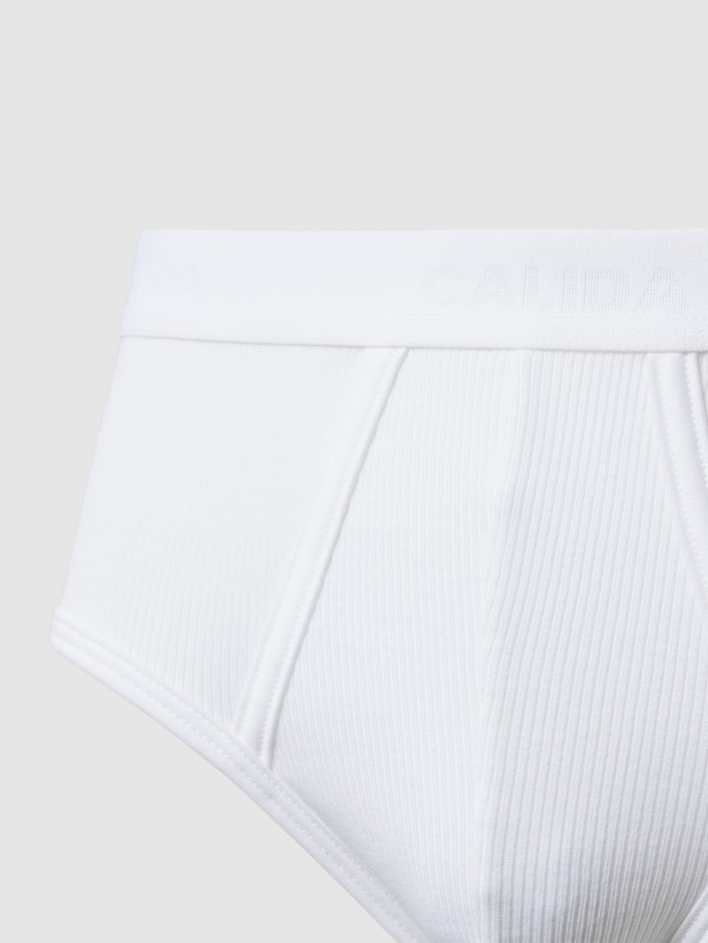 Slip in unifarbenem Design im 2er-Pack in weiß