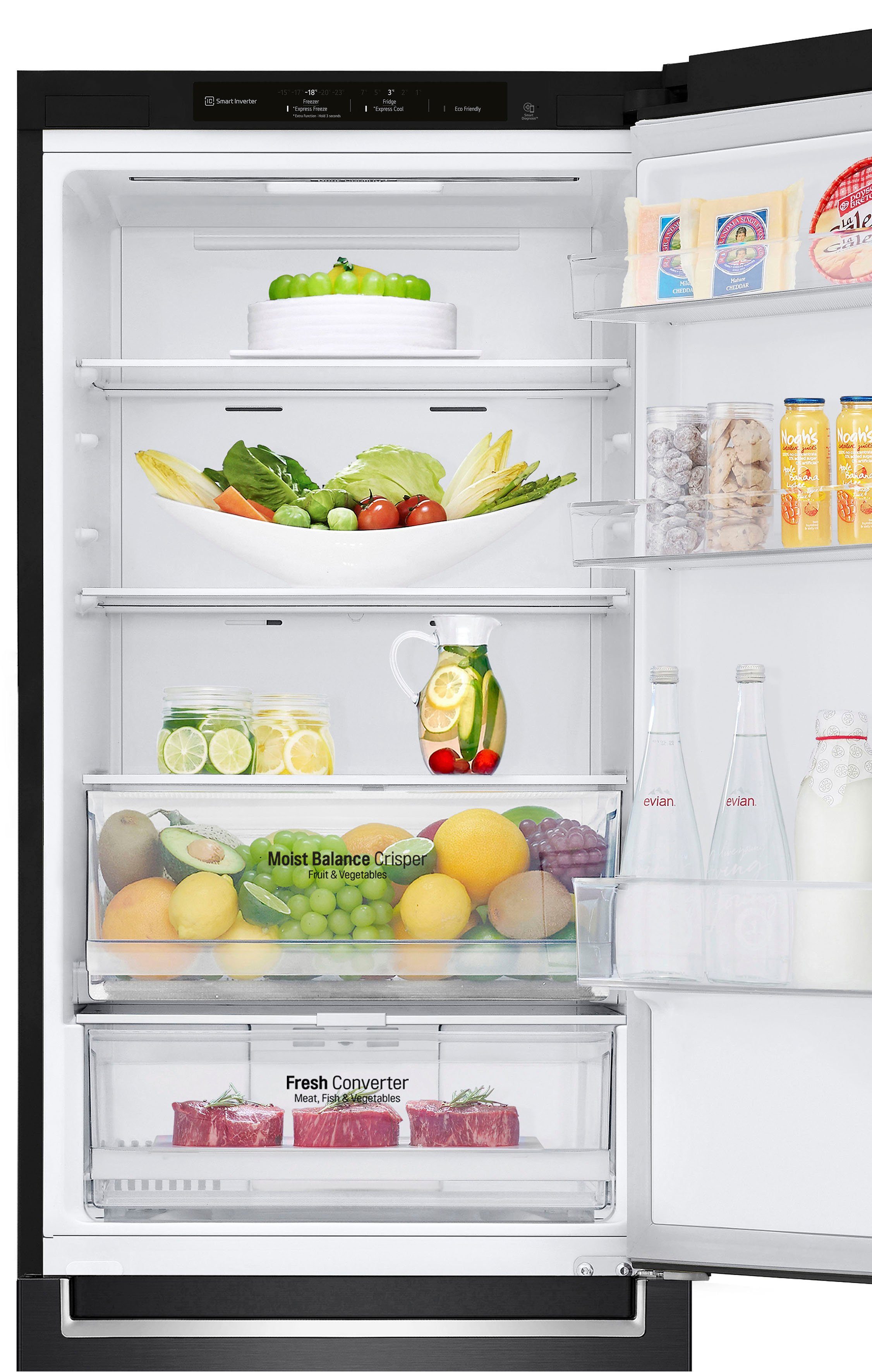 LG Kühl-/Gefrierkombination Serie 6 GBB61MCGCN1, 186 cm hoch, 59,5 cm breit