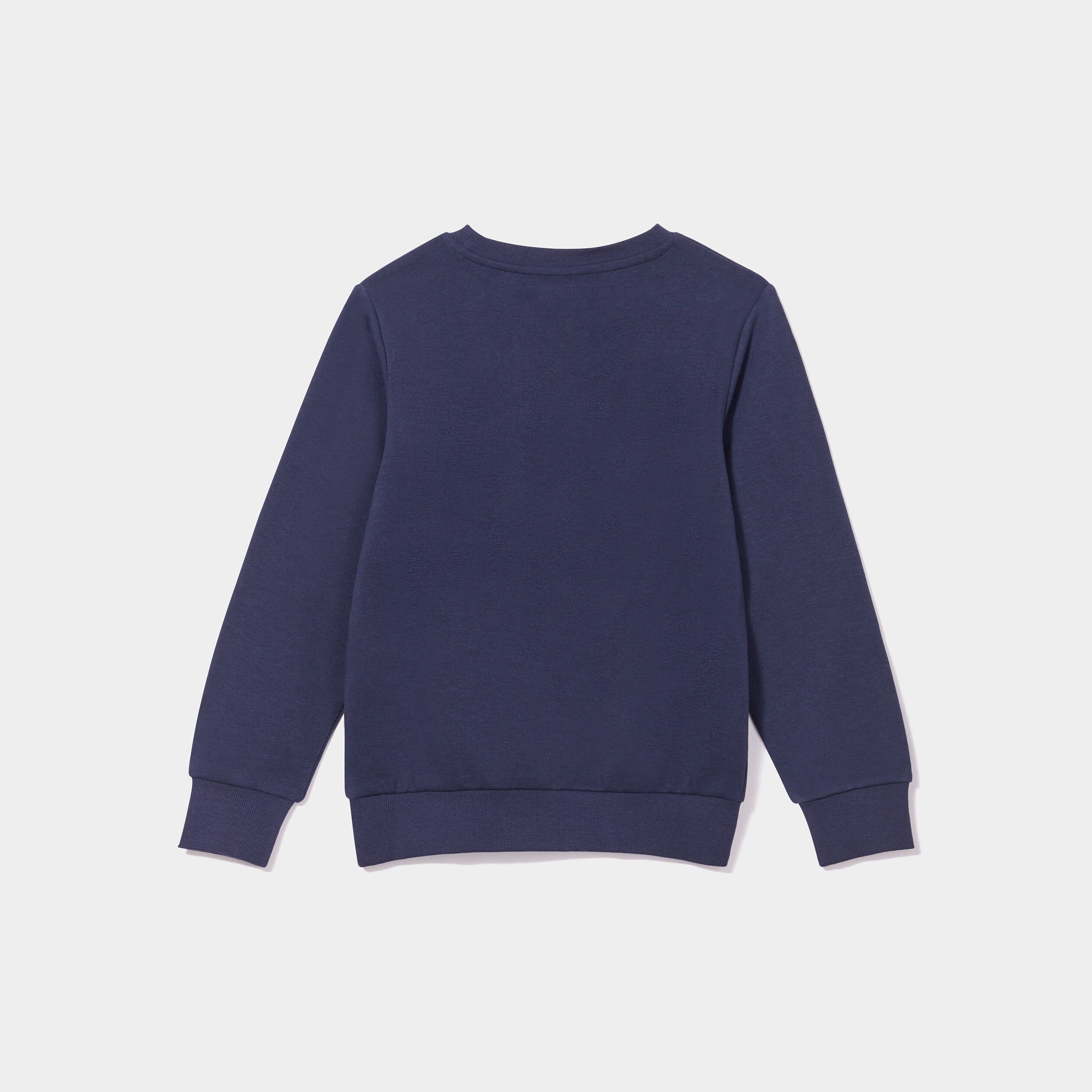 Sweat droit manches longues bleu marine garçon | La Halle