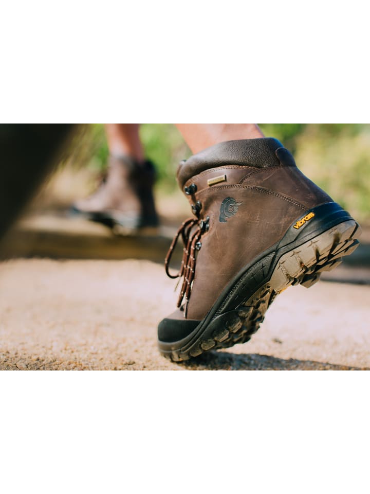GUGGEN MOUNTAIN Wanderstiefel Uni in Braun günstig kaufen