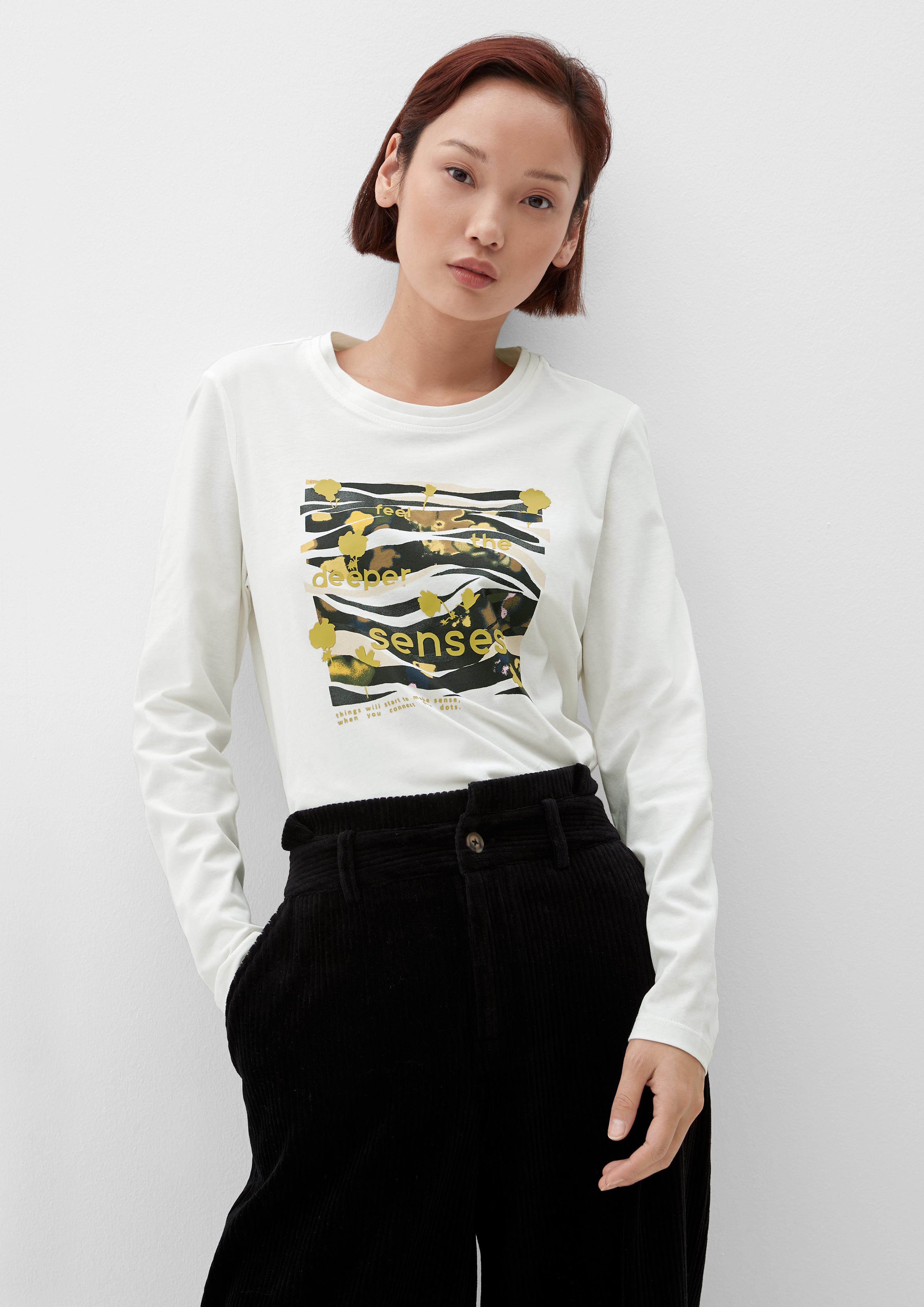 Print-Longsleeve mit 3/4-Ärmeln  2122515-02D1