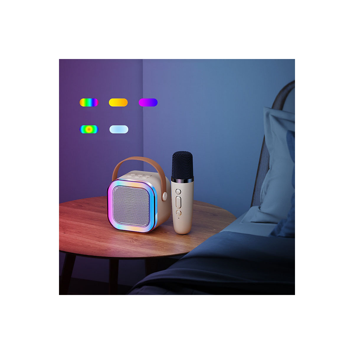 Mikrofon Audio ein Mikrofon für Hause Drahtlos bluetooth Mikrofon kinder kleine familie ktv
