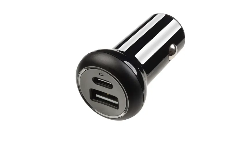 Vivanco Super Fast Car Charger, Power Delivery 3.0, 2 USB Ports, Dual Kfz Schnellladegerät 2x 24W
