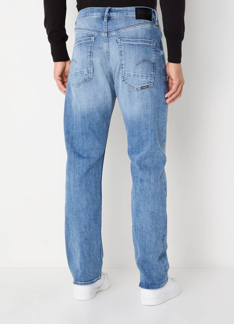 G-Star RAW Dakota -suoralahkeiset farkut, joissa keskivaalea pesu