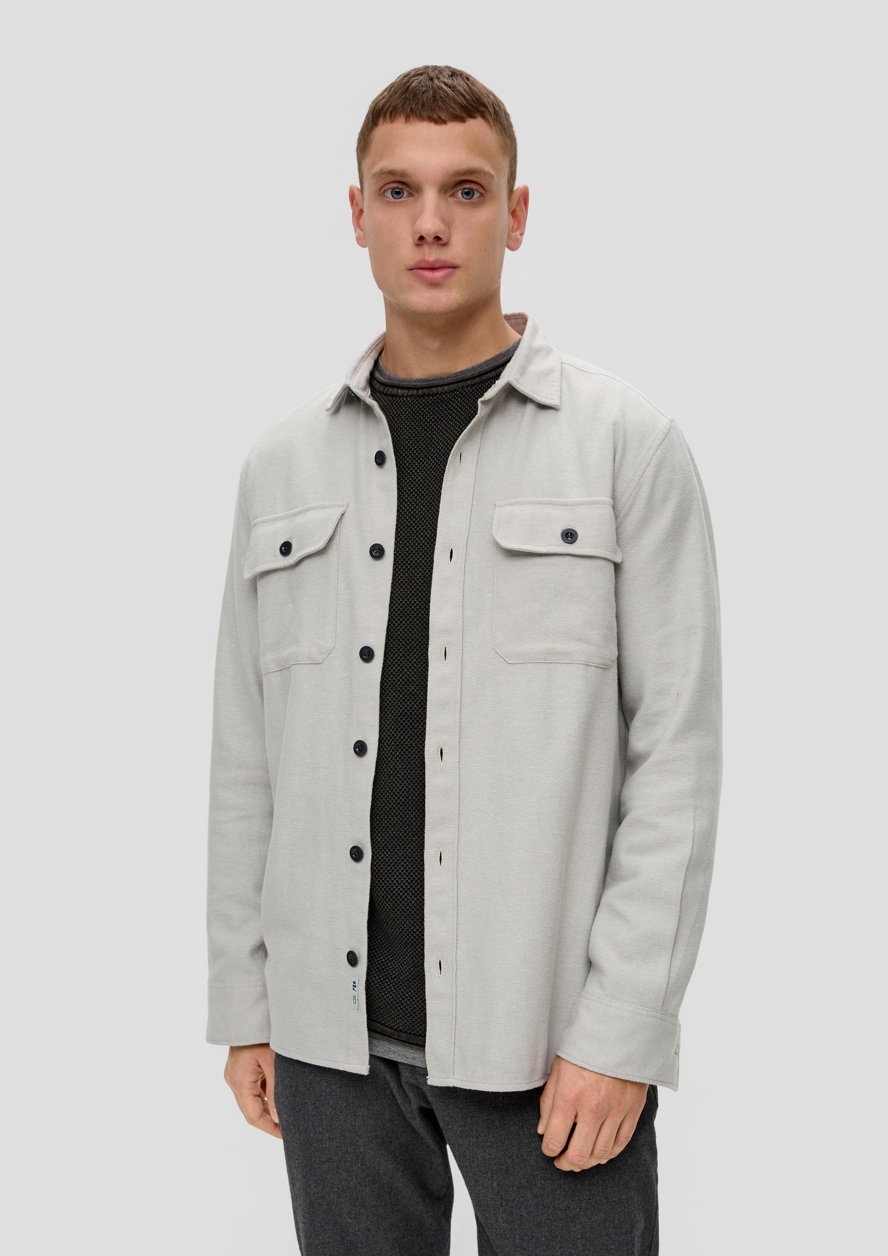 Overshirt aus reiner Baumwolle  2138748-03W0