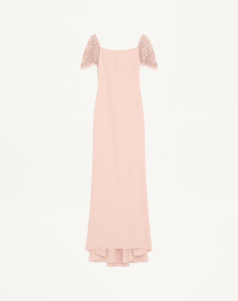 Lang broderet Cady Couture-kjole