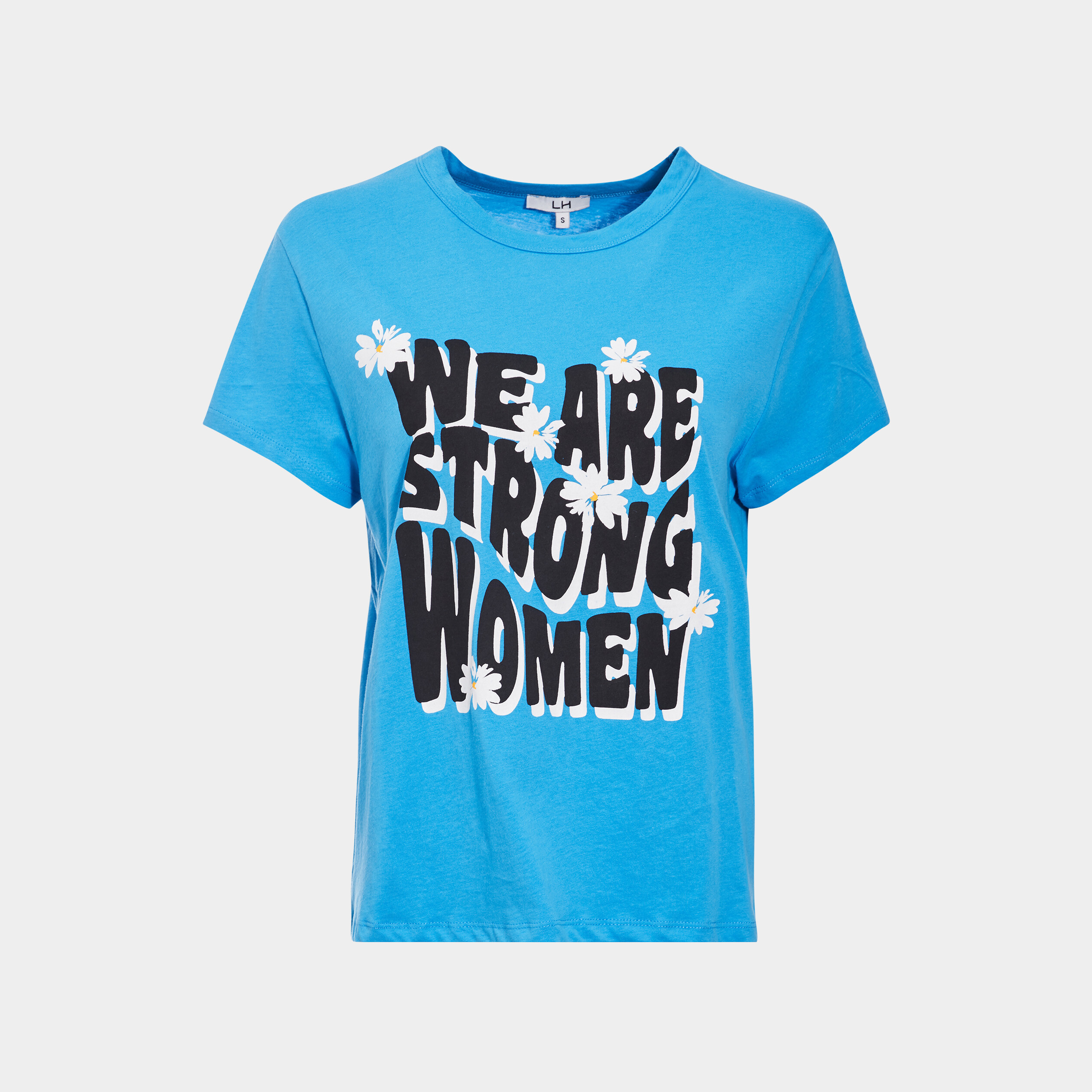 T-shirt manches courtes bleu femme | La Halle