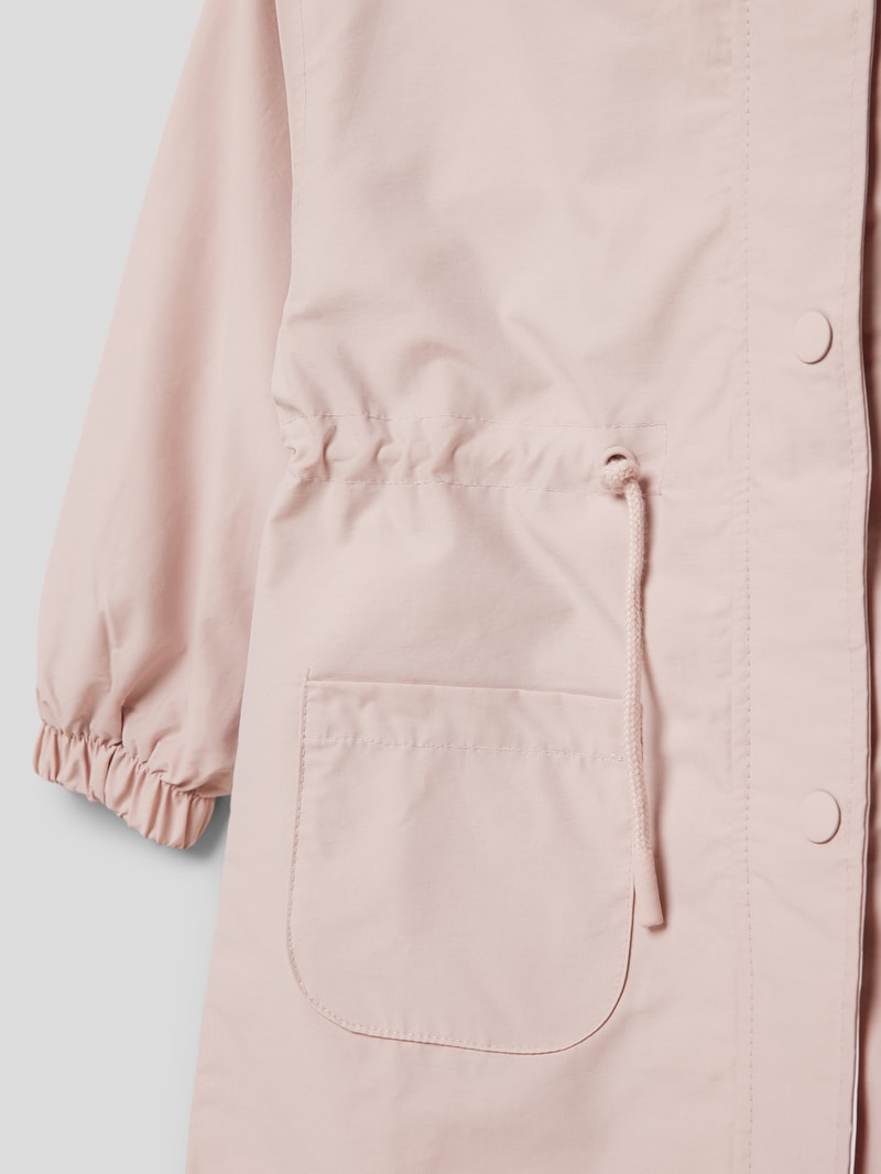 Jacke mit Eingrifftaschen Modell 'selena' in hellrosa