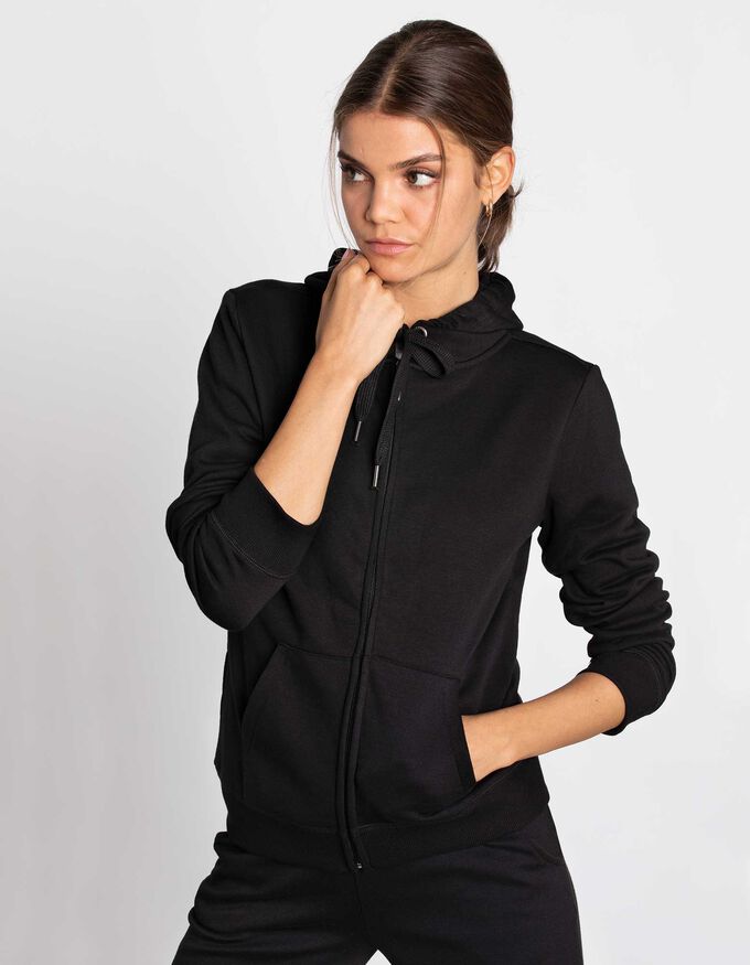 Sweatjacke - Kapuze