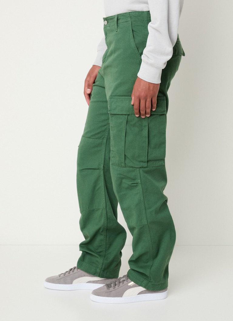 Carhartt WIP taisna piegriezuma kravas bikses ar sānu kabatām