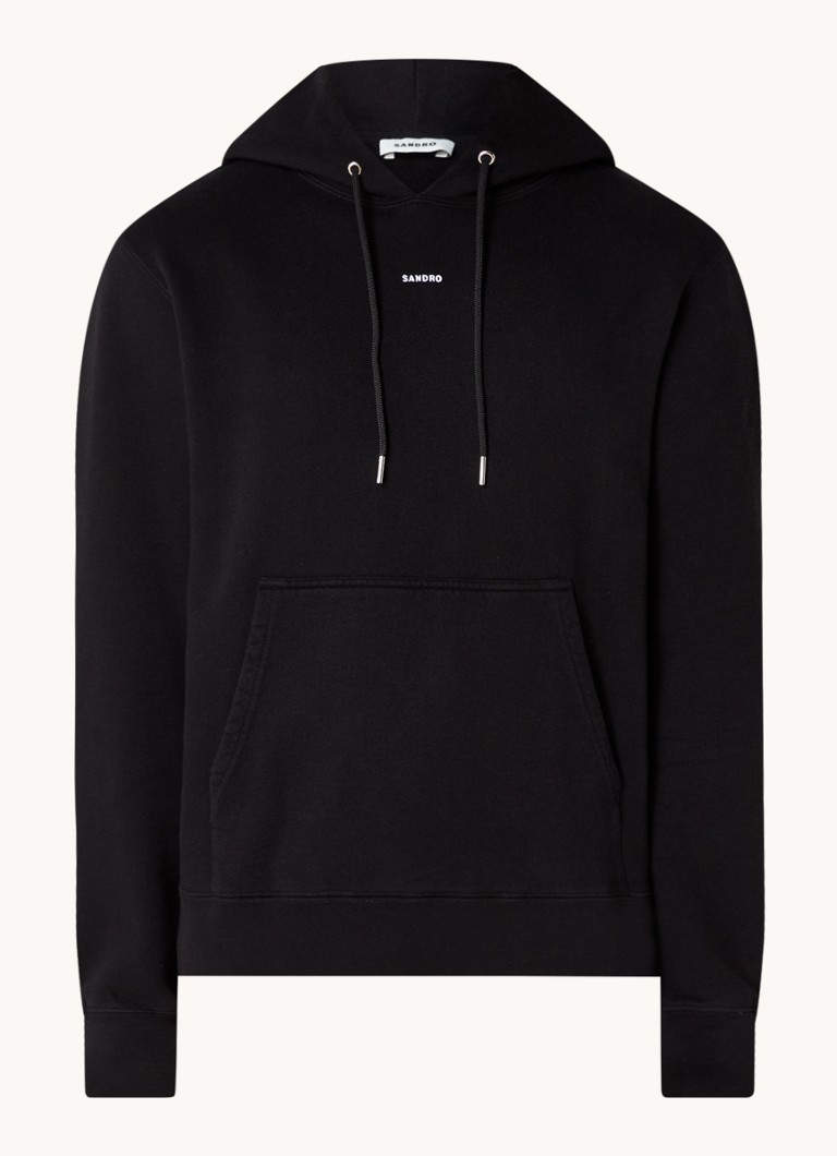 Sandro Hoodie with logo embroidery