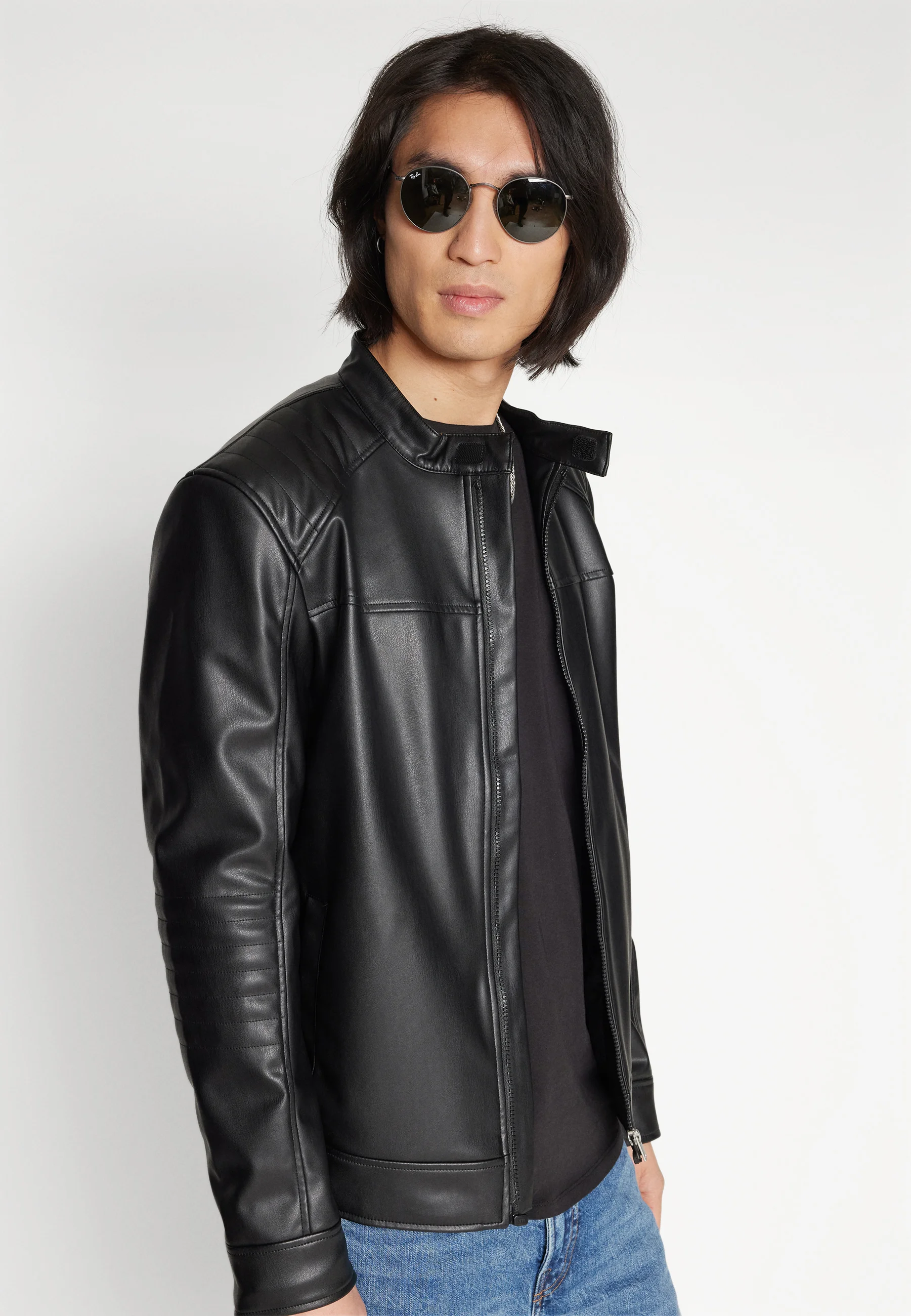 Chaqueta de piel sintética Pier One