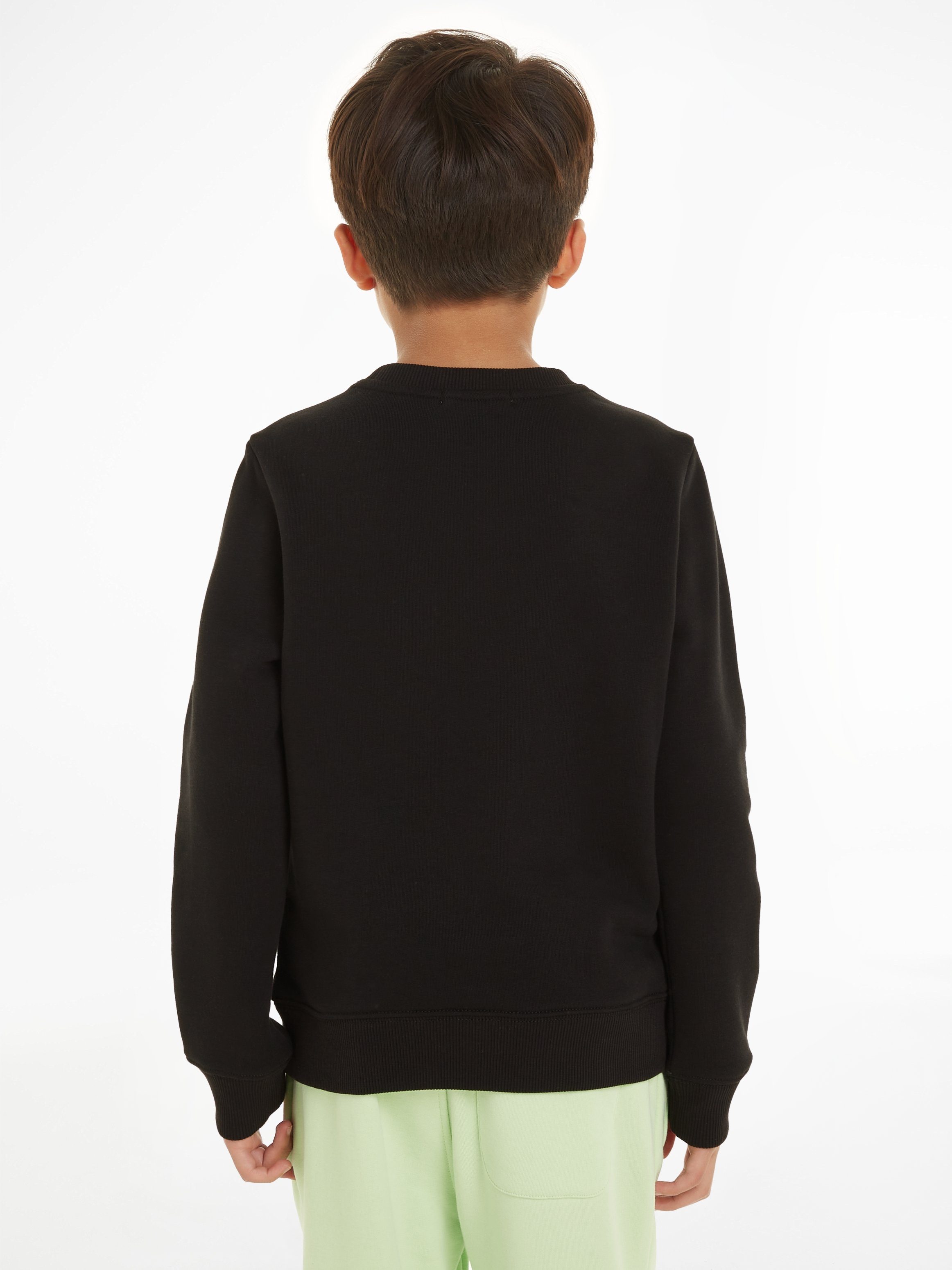 Calvin Klein Jeans Sweatshirt MONOGRAM MINI BADGE CREWNECK mit Logopatch