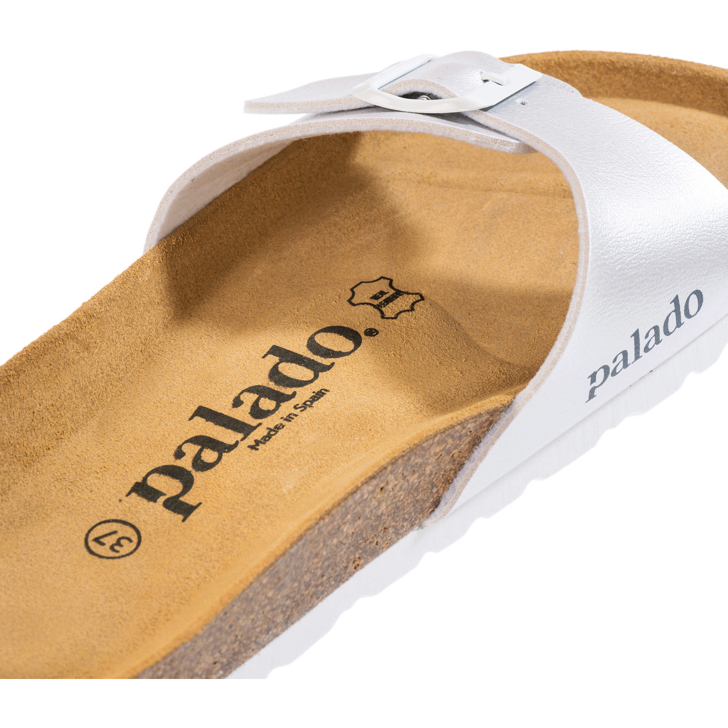 Palado Malta Metallic, Pantoletten, Damen, Hellsilber metalic