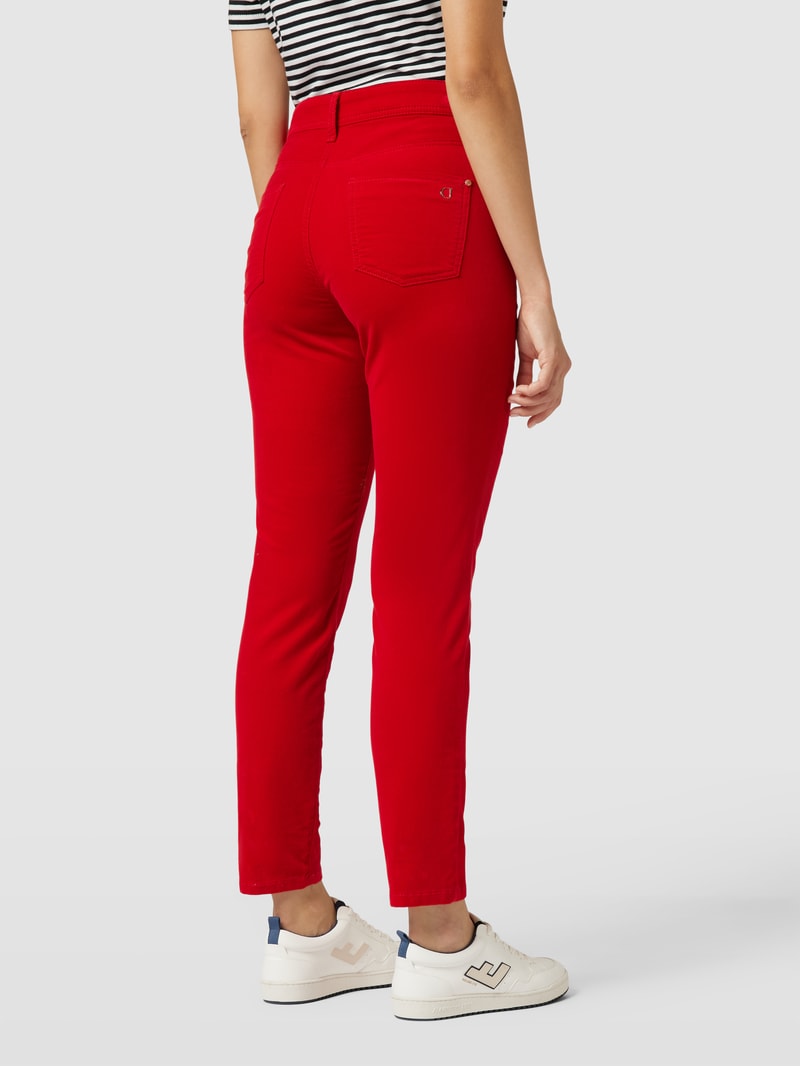 Slim Fit Jeans im 5-Pocket-Design Modell 'PIPER' in rot