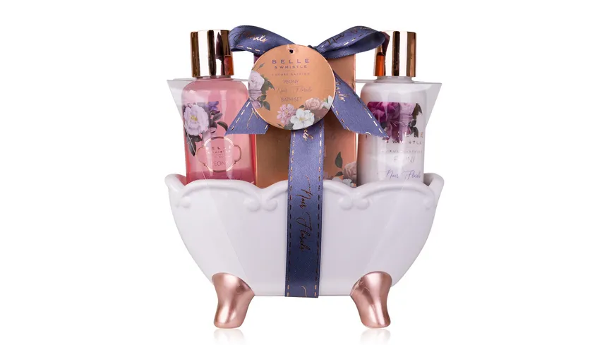 Accentra Peony Badeset Keramikwanne Geschenkpackung