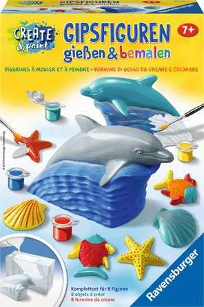 Delfin - Bastelset für Kinder ab 7 Jahren