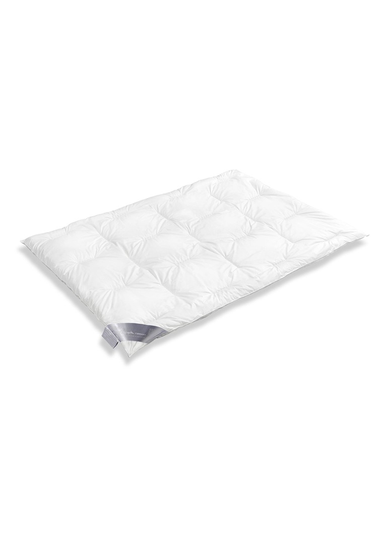Couette solo Vandyck Fibersoft en satin de coton garnie de fibres creuses de polyester