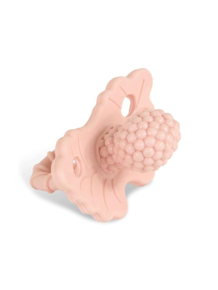 RaZbaby Beißring für zahnende Babys aus Silikon Himbeere 3M  in Rosa günstig kaufen onesize