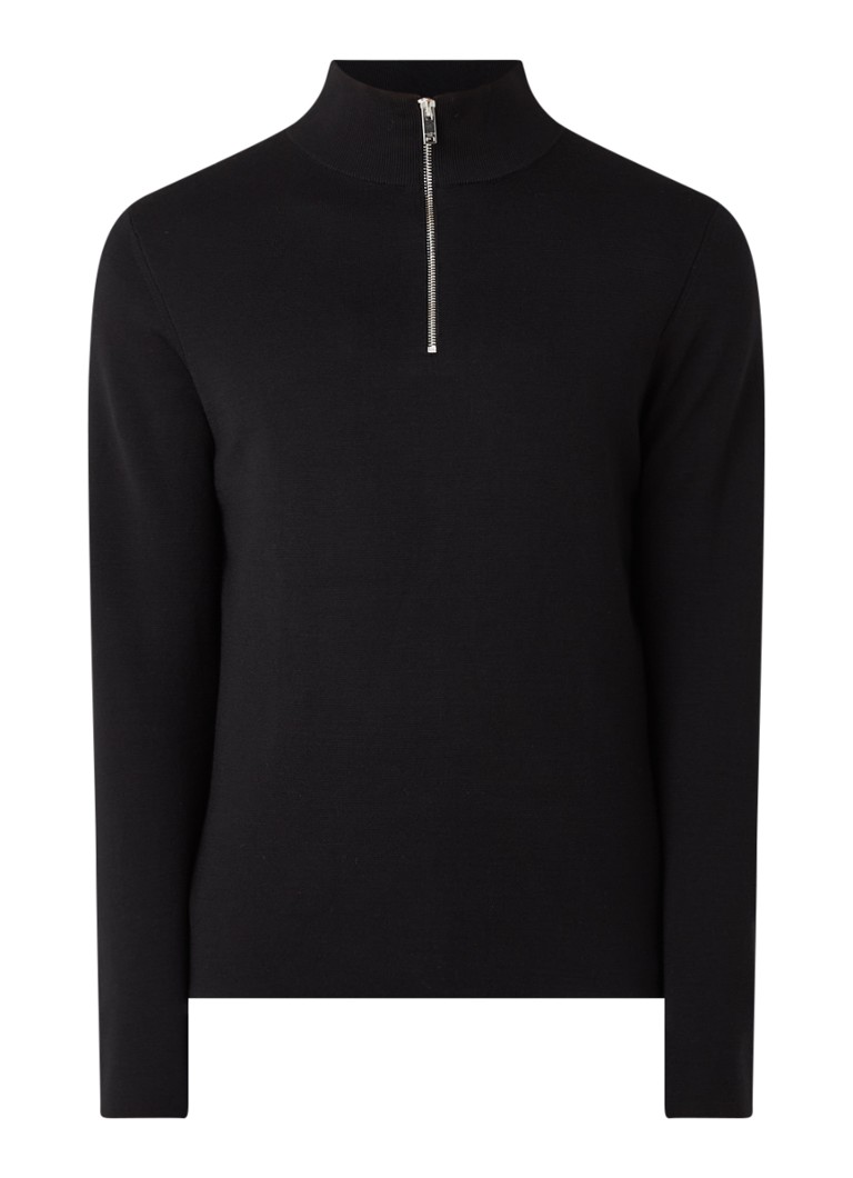 Sandro Fine-knit merino wool pullover