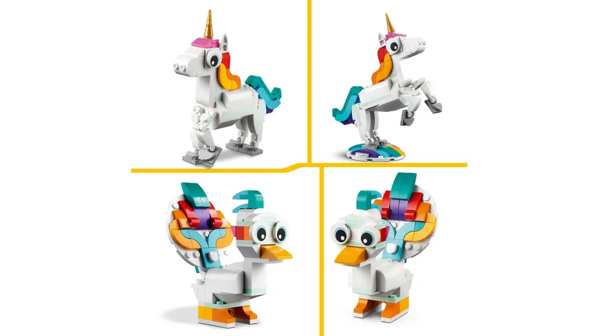 LEGO Creator 3in1 31140 Magisches Einhorn