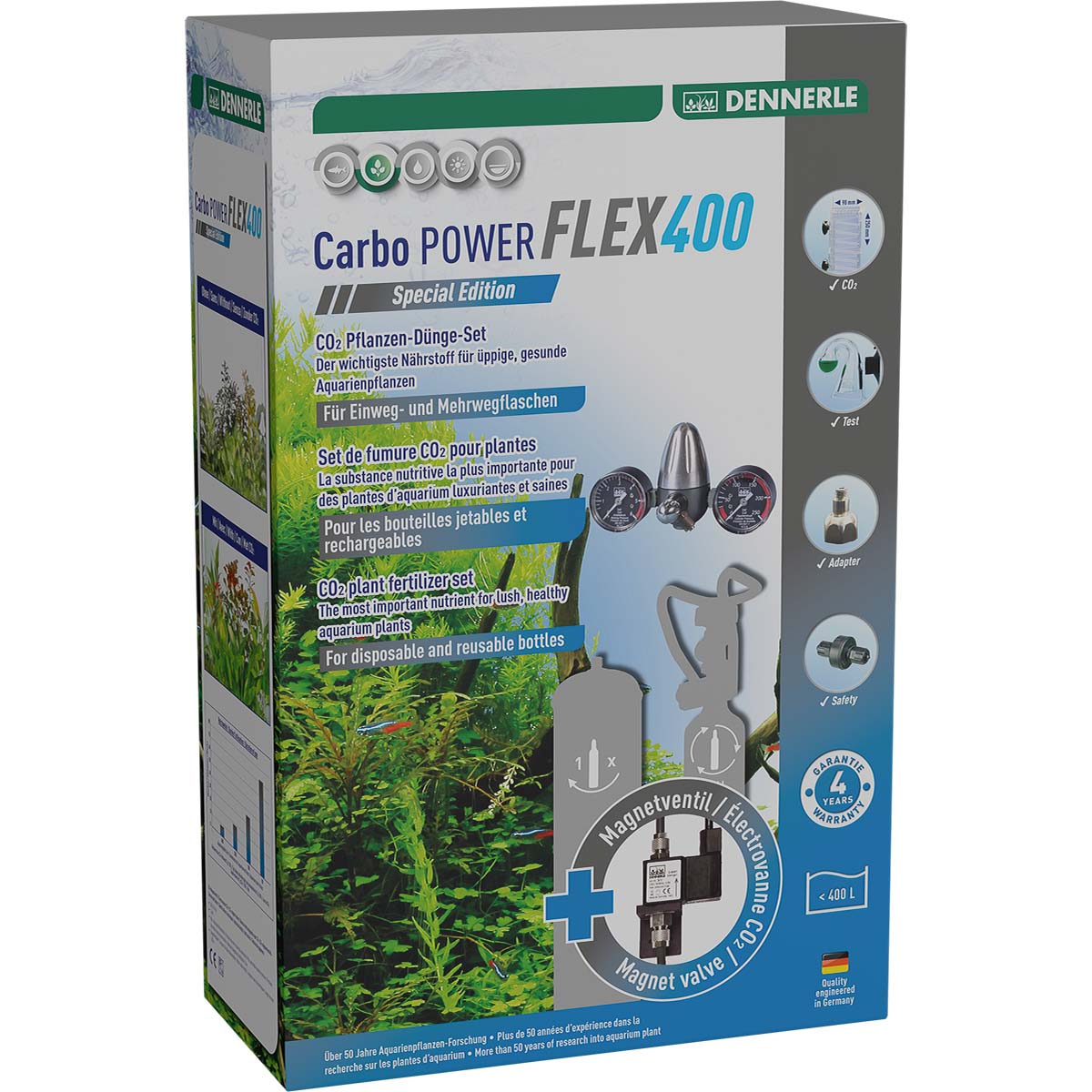Dennerle CO2 Set Carbo POWER Flex400 Special Edition