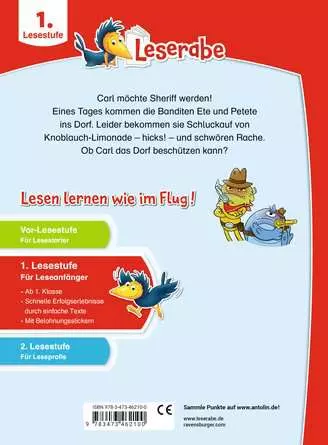 Leserabe - 1. Lesestufe: Der Monster-Sheriff