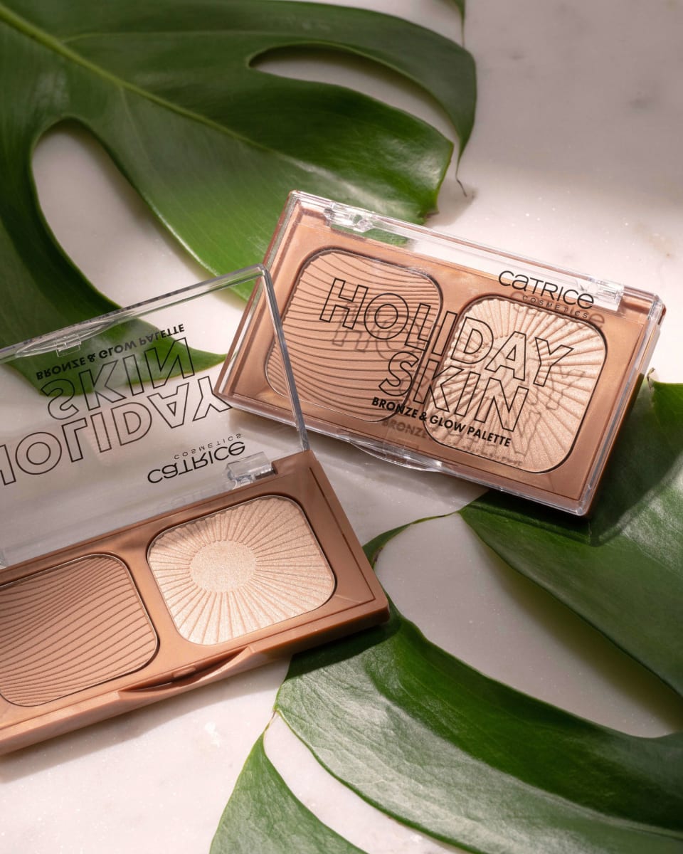 Bronzer &  Highlighter Palette Holiday Skin 010 Out Of Office, 5,5 g