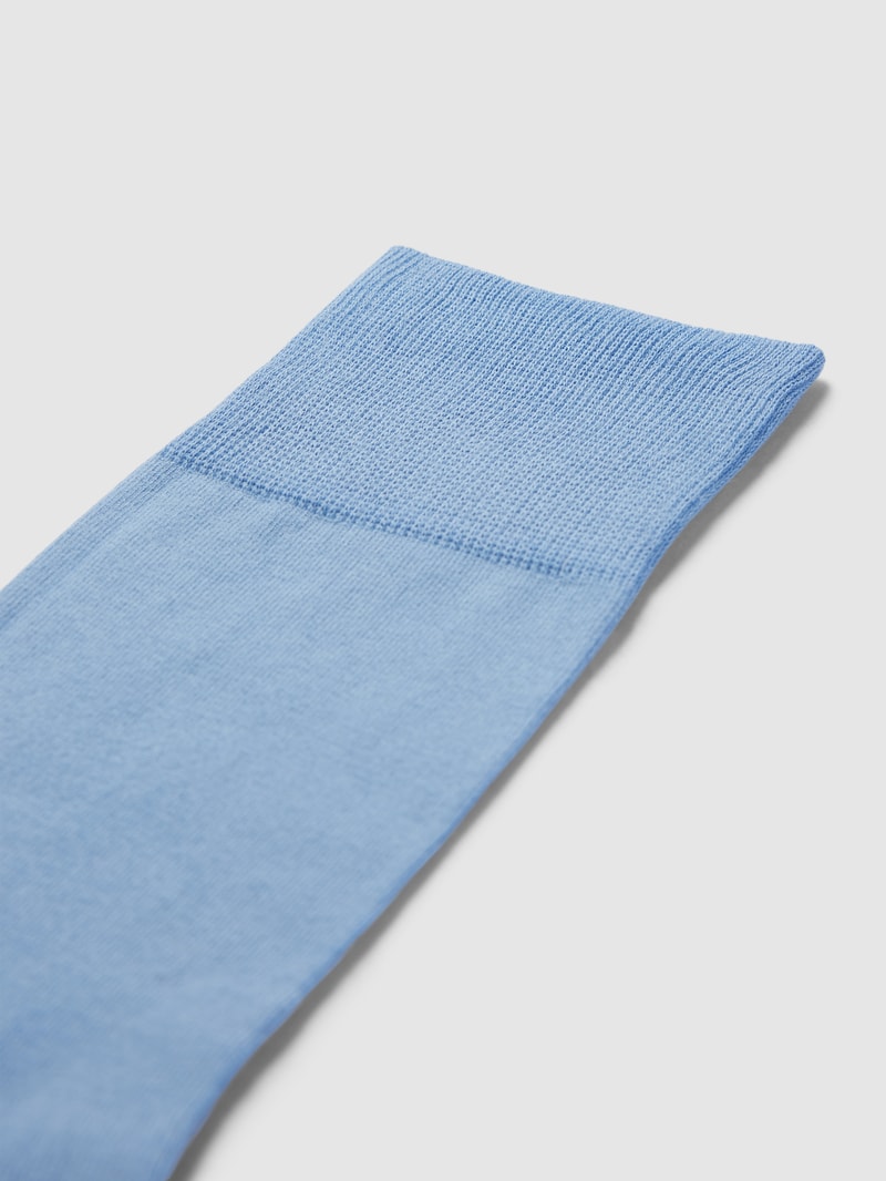 Socken mit Label-Stitching Modell 'COOL 24/7' in hellblau