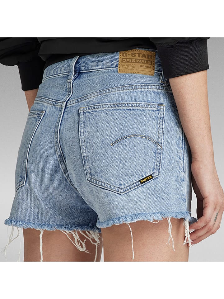 G-Star Jeans-Shorts in Hellblau günstig kaufen