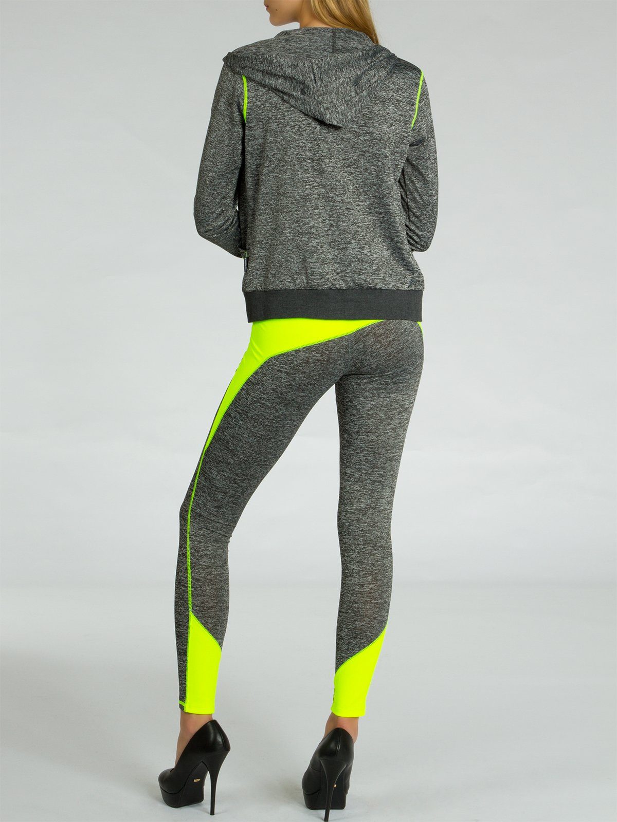 Caspar Trainingsanzug JG001 stylischer Damen Jogginganzug mit Kapuze
