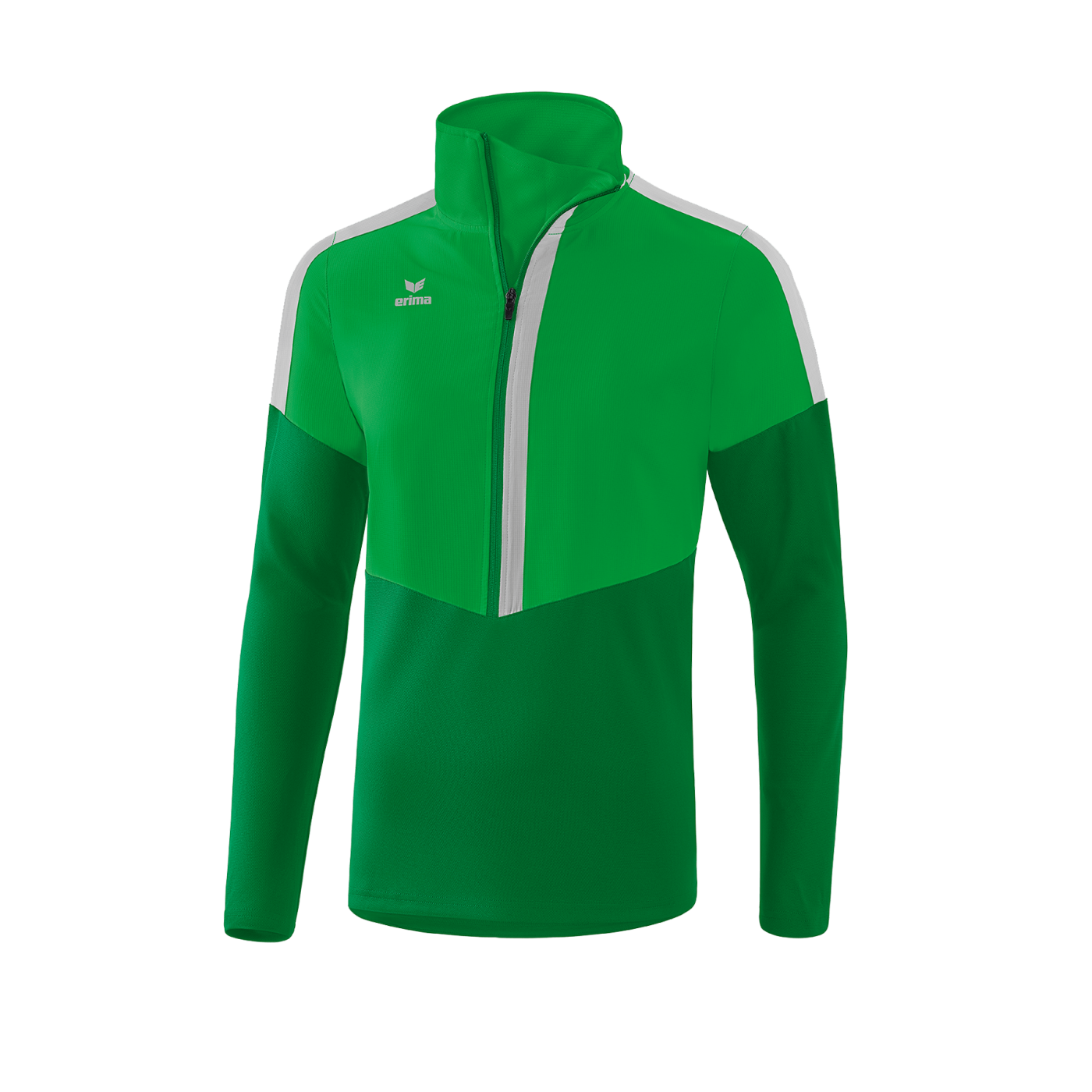 Erima Squad HalfZip Sweatshirt Grün Grau
