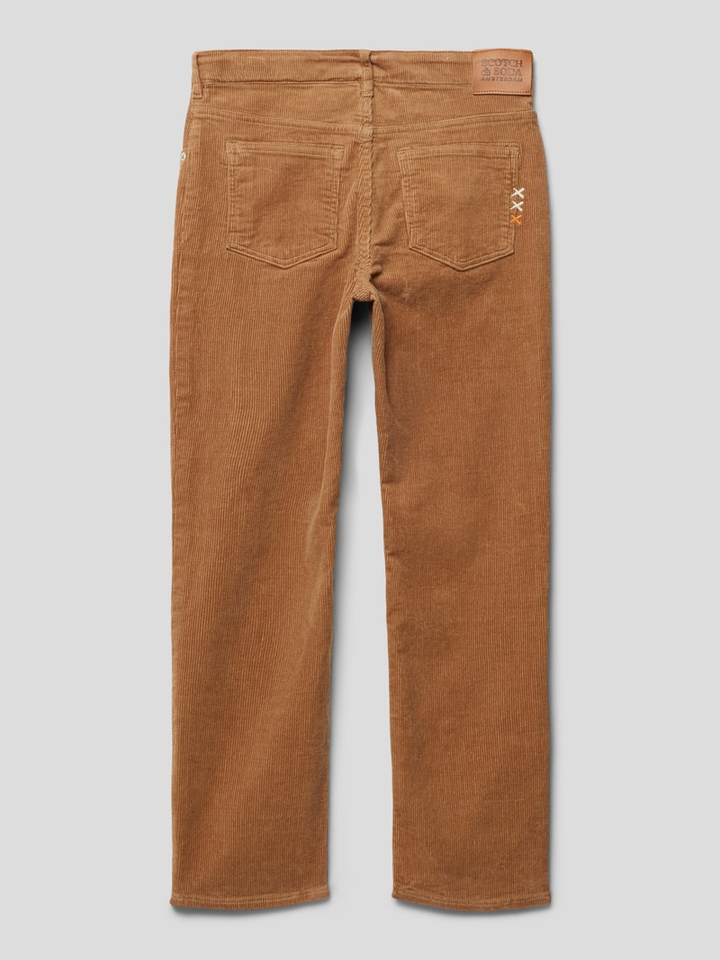 Cordhose im 5-Pocket-Design Modell 'Dean' in beige