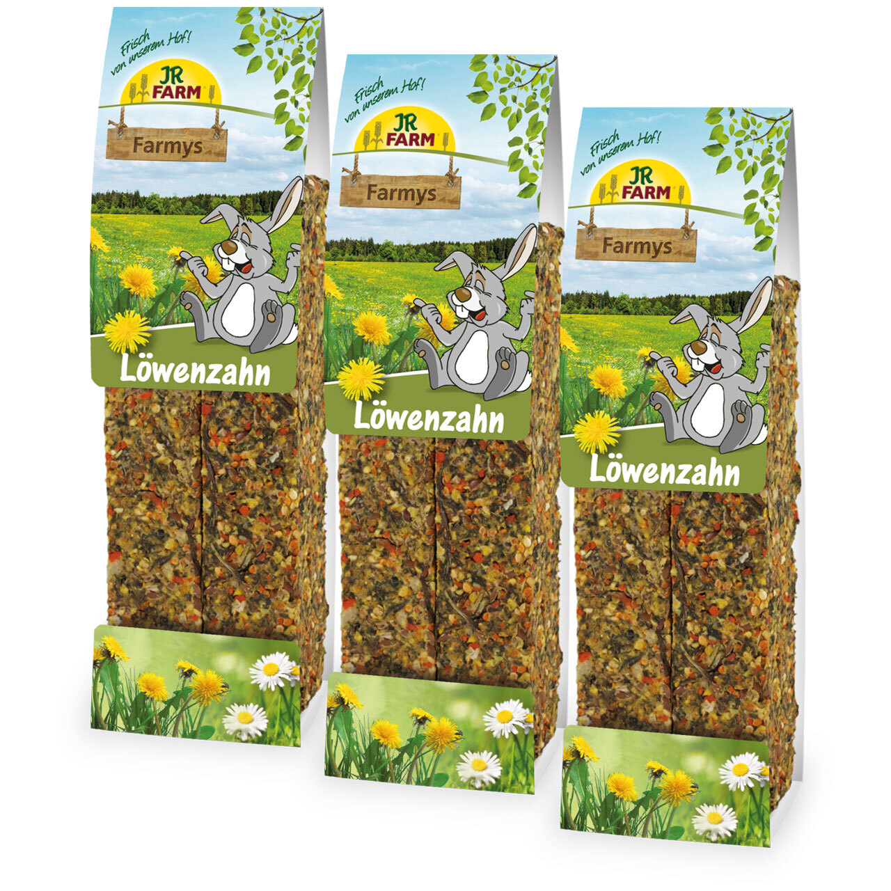JR Farm Snacks JR Farm Farmy's Löwenzahn 3x160g
