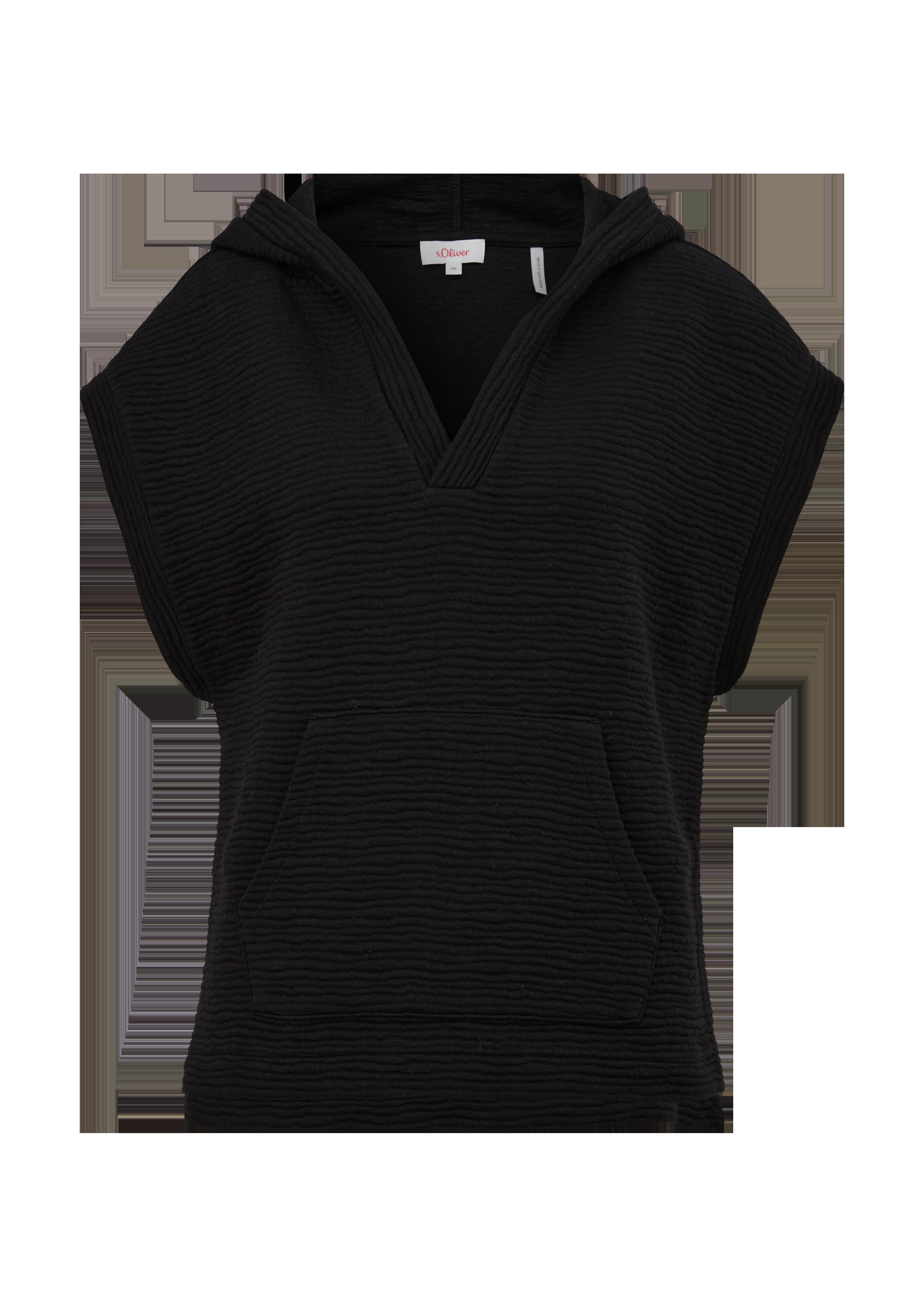 Kurzarmhoodie mit Kängurutasche  2126065-9999