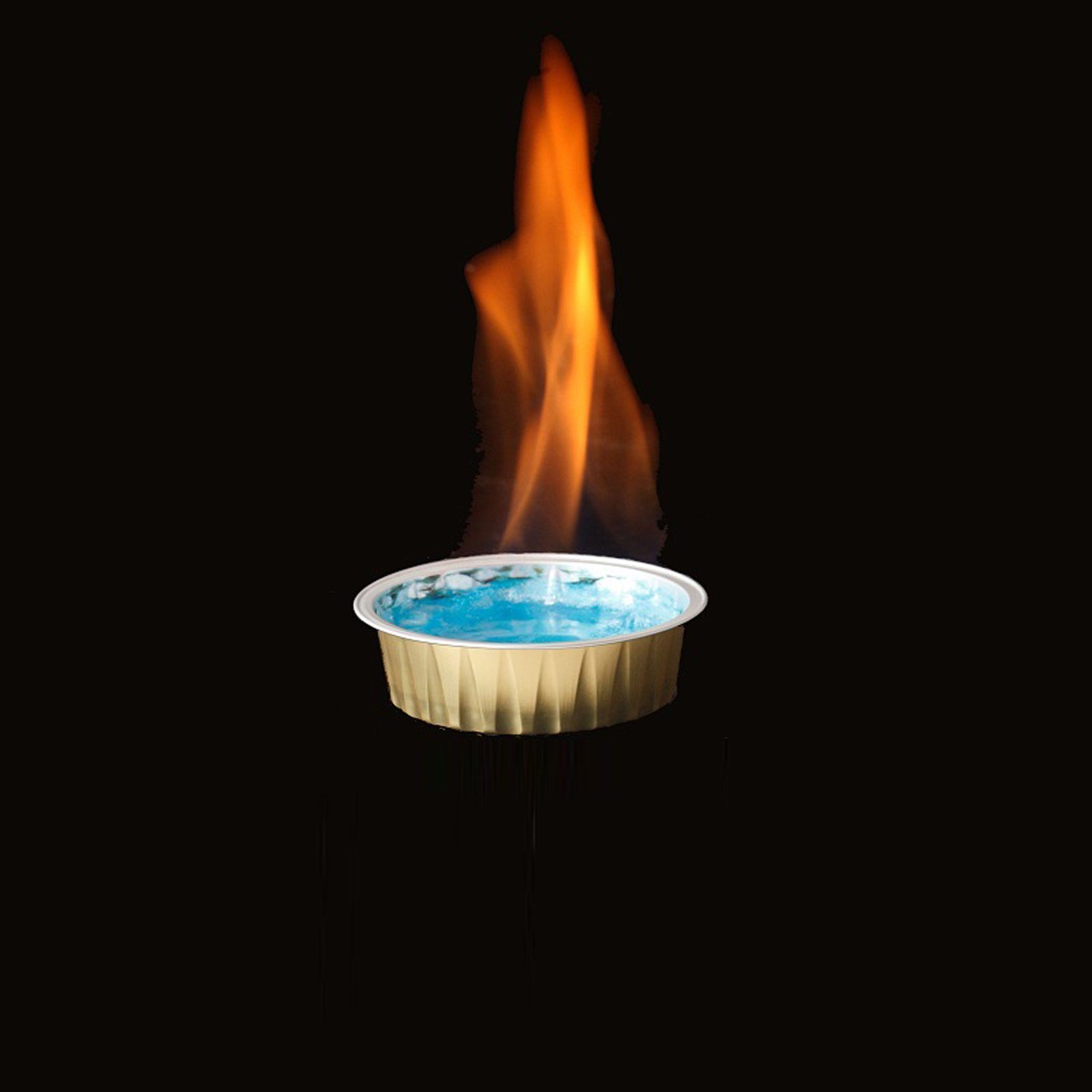 Till Bioethanol 8x Pastenbrenner Spiritusbrenner Rechaud Brenner Fondue Speisewärmer, verchromt mit 8x Ethanol Brennpaste a 80 g