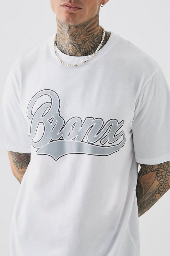 Tall T-Shirt mit Bronx-Print