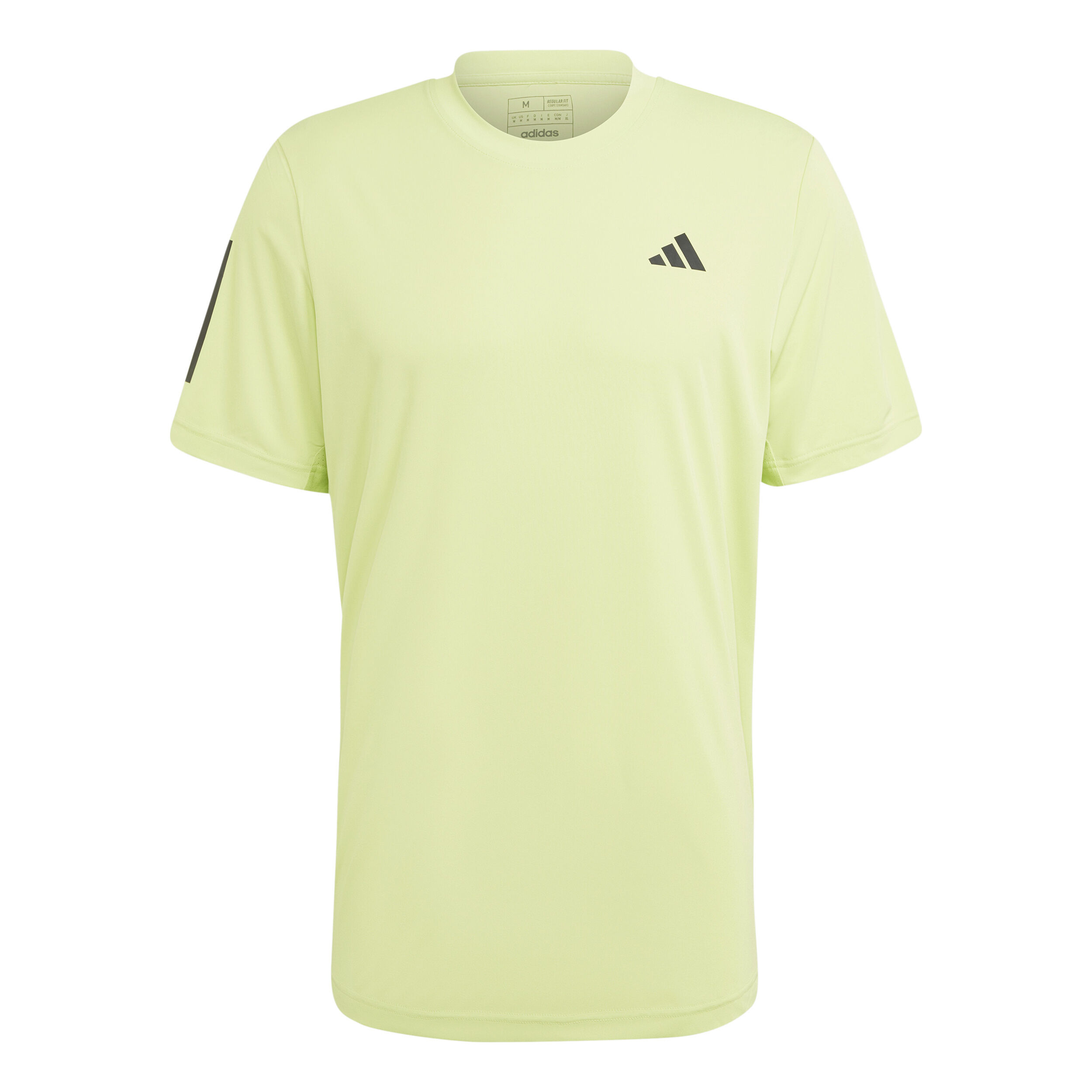 Club 3 Stripes T-Shirt Herren - Limette
