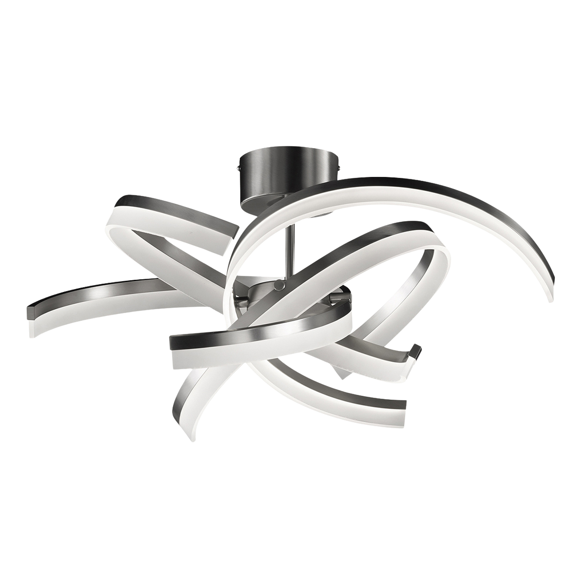 Fischer & Honsel LED Deckenleuchte Sund TW Nickel