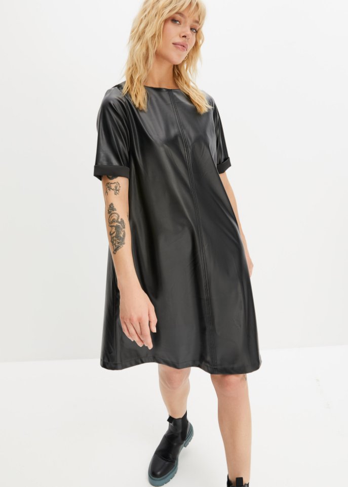 Kleid aus Lederimitat