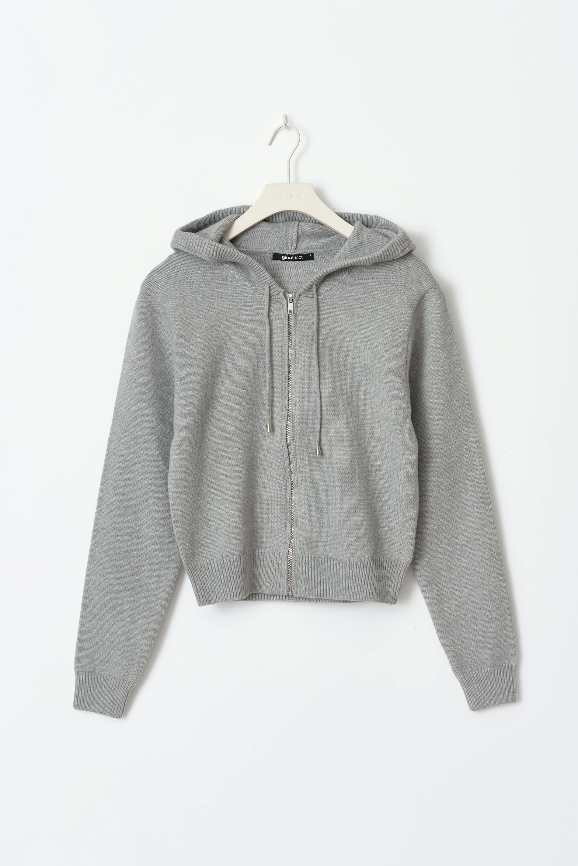 Knitted hoodie