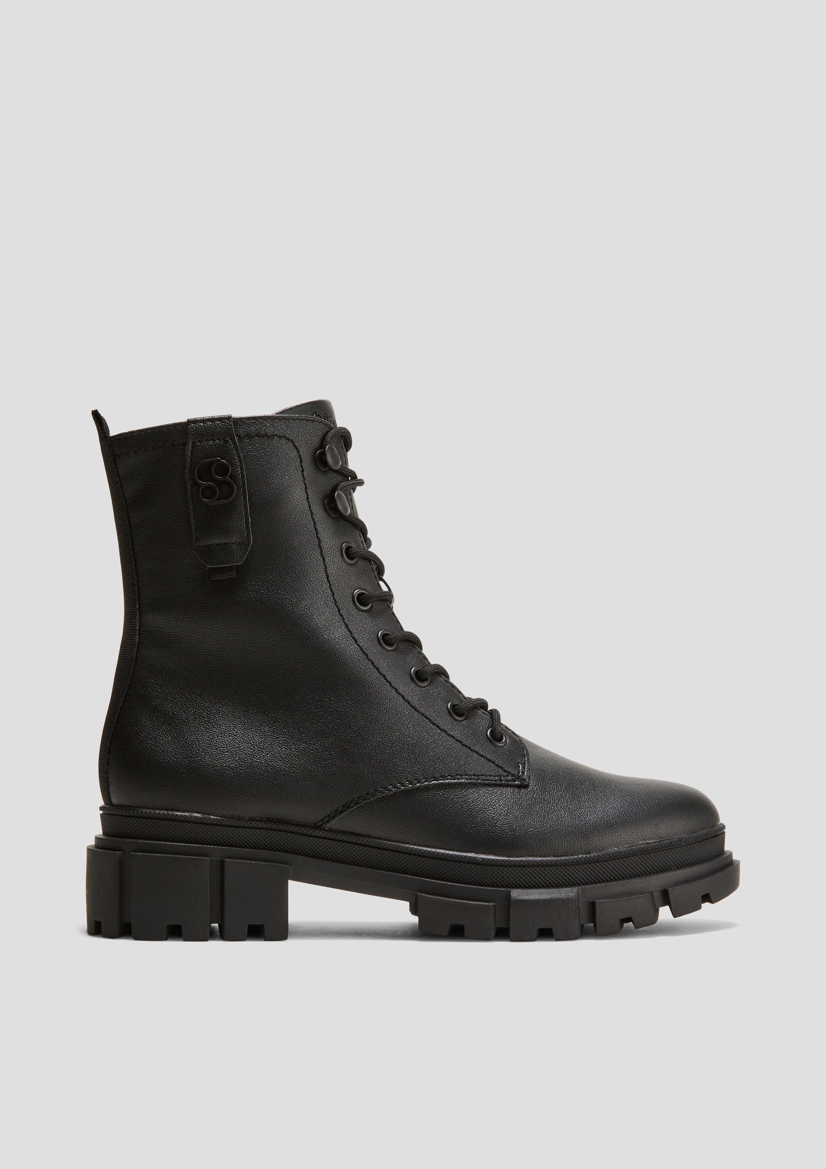 Stiefeletten mit Schnürung und Reißverschluss  6008300-007