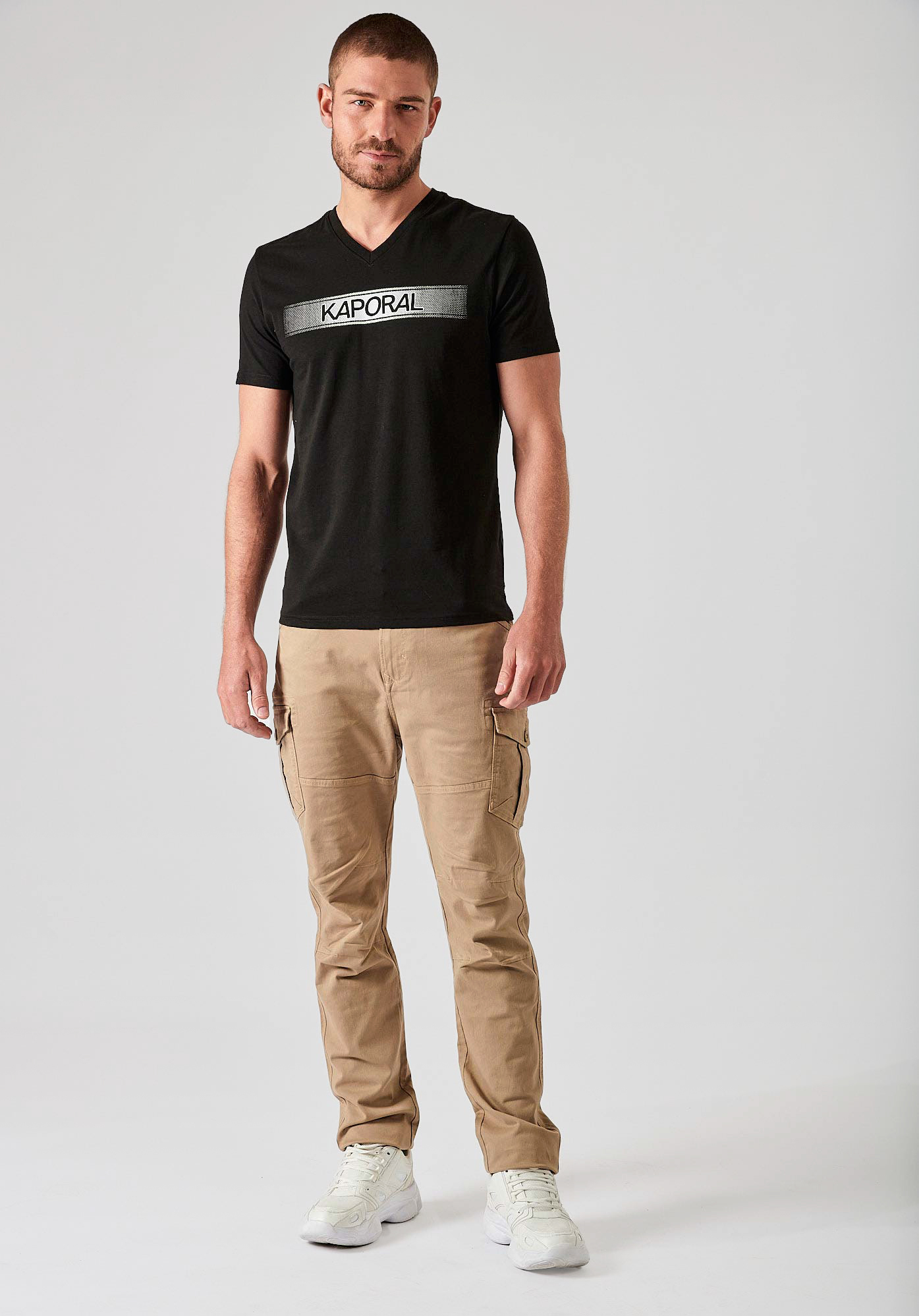BRAD   T-shirt noir homme