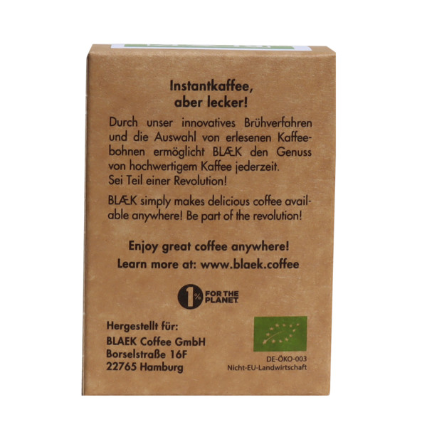BLAEK NO.2 - Kaffee