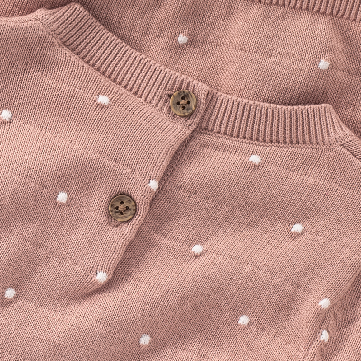 Baby Strickpullover mit Punkte-Allover