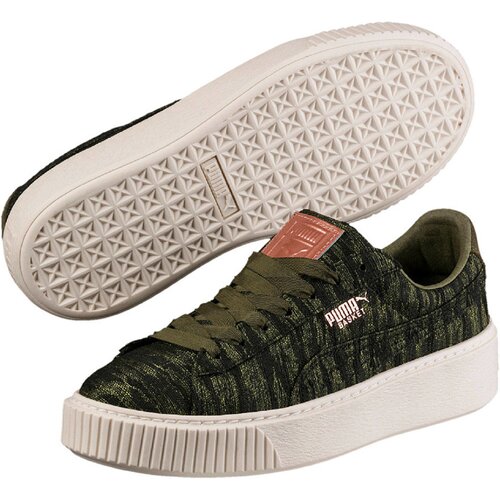 DAMEN SNEAKERS BASKET PLATFORM VELVET ROPE