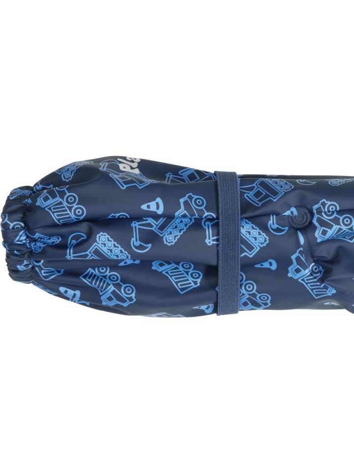 Playshoes Matschhandschuh mit Fleece-Futter Baustelle in Marine günstig kaufen