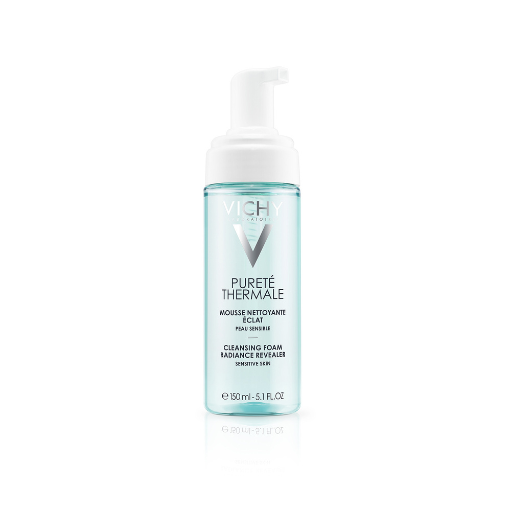 Vichy Pureté Thermale Mousse nettoyante démaquillant pour l'éclat du visage